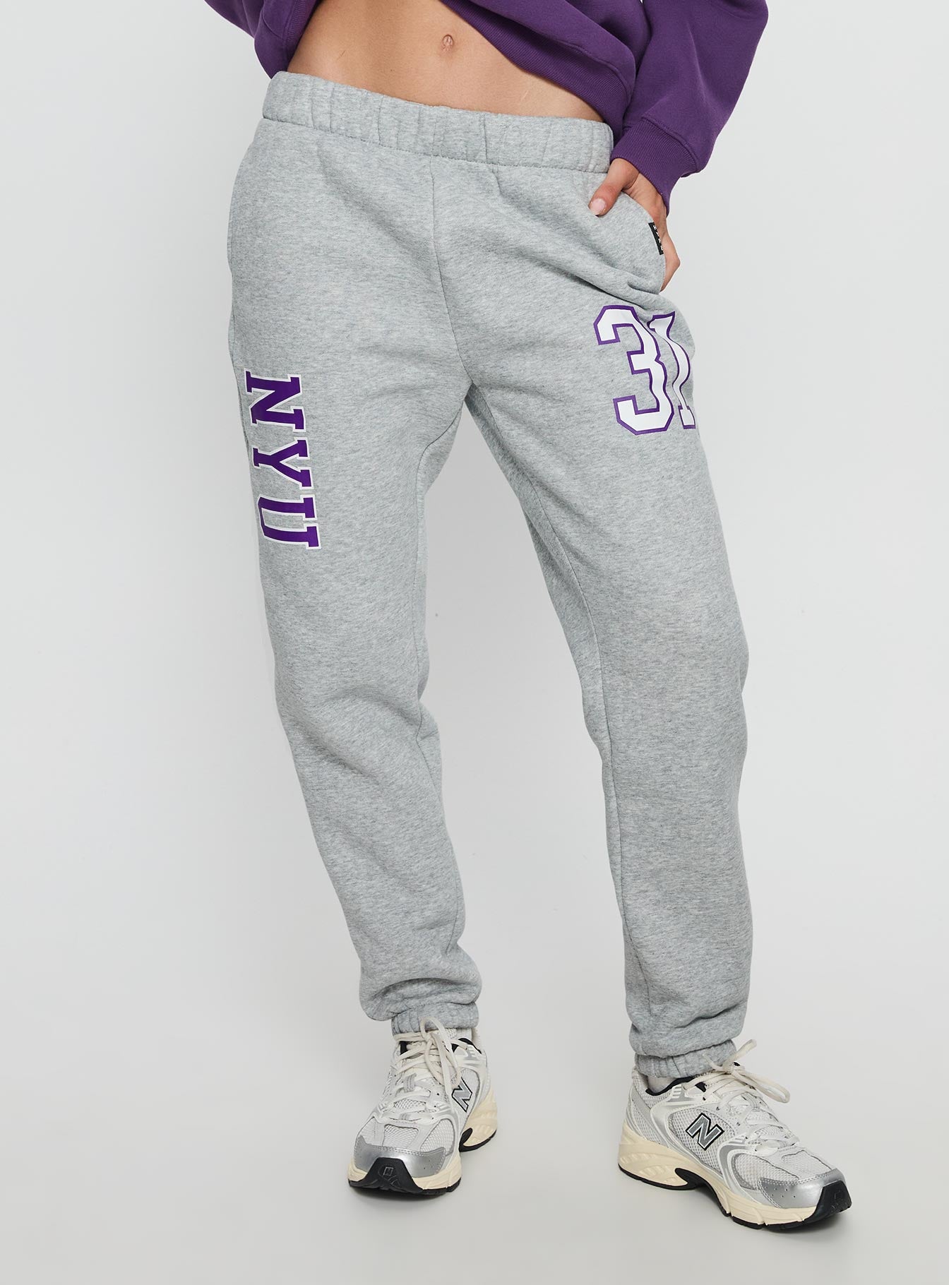 nyu NYU Basic Sweatpants | Princess Polly