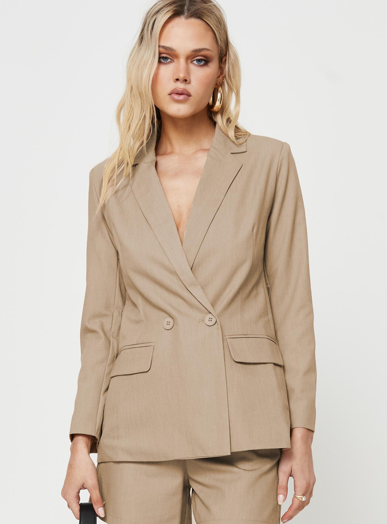 Sazan blazer taupe