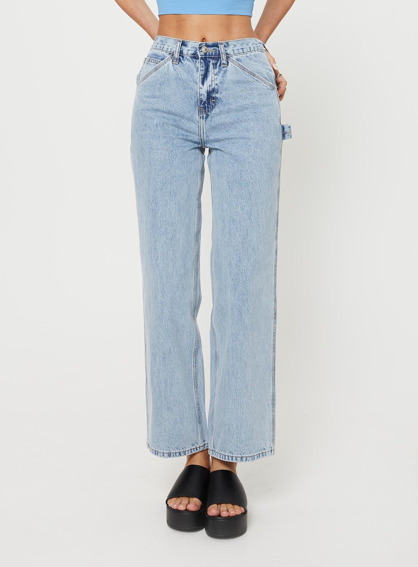 Alessandara jeans light wash denim