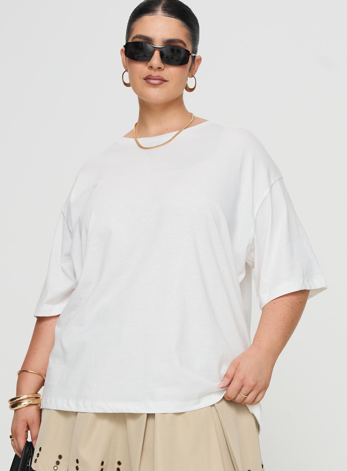 Jamason tee white curve