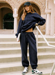 Dream Fleece Ankle Cuff Sweatpants Navy