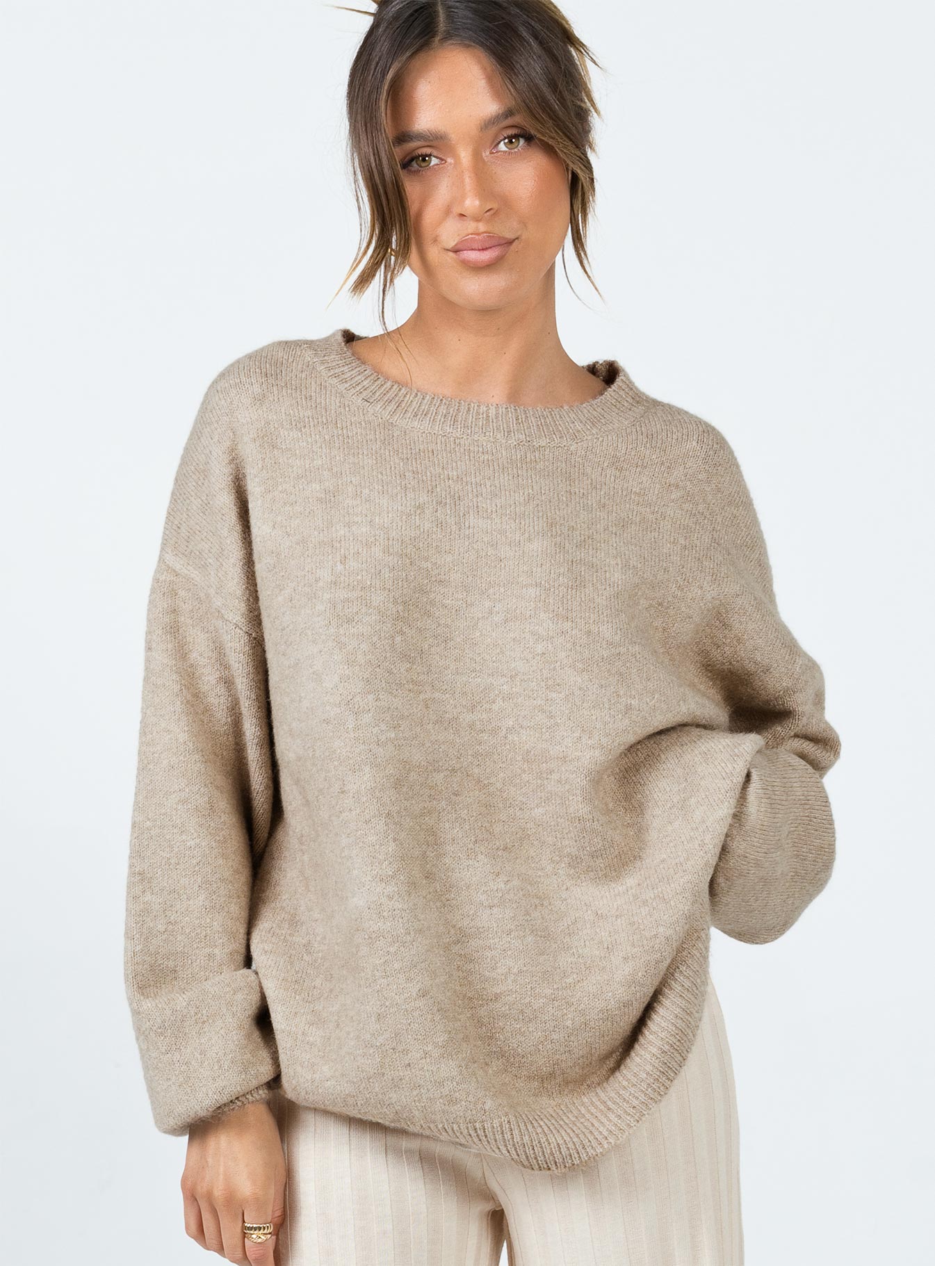 Beige 2025 sweater women's