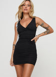 product Princess Polly V-Neck  Nilsson Mini Dress Black