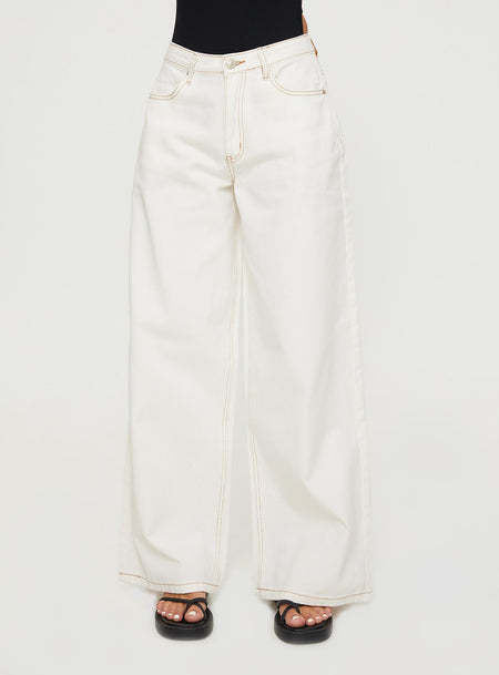 Wide Leg Jeans | High Rise Wide Leg Jeans | Princess Polly USA