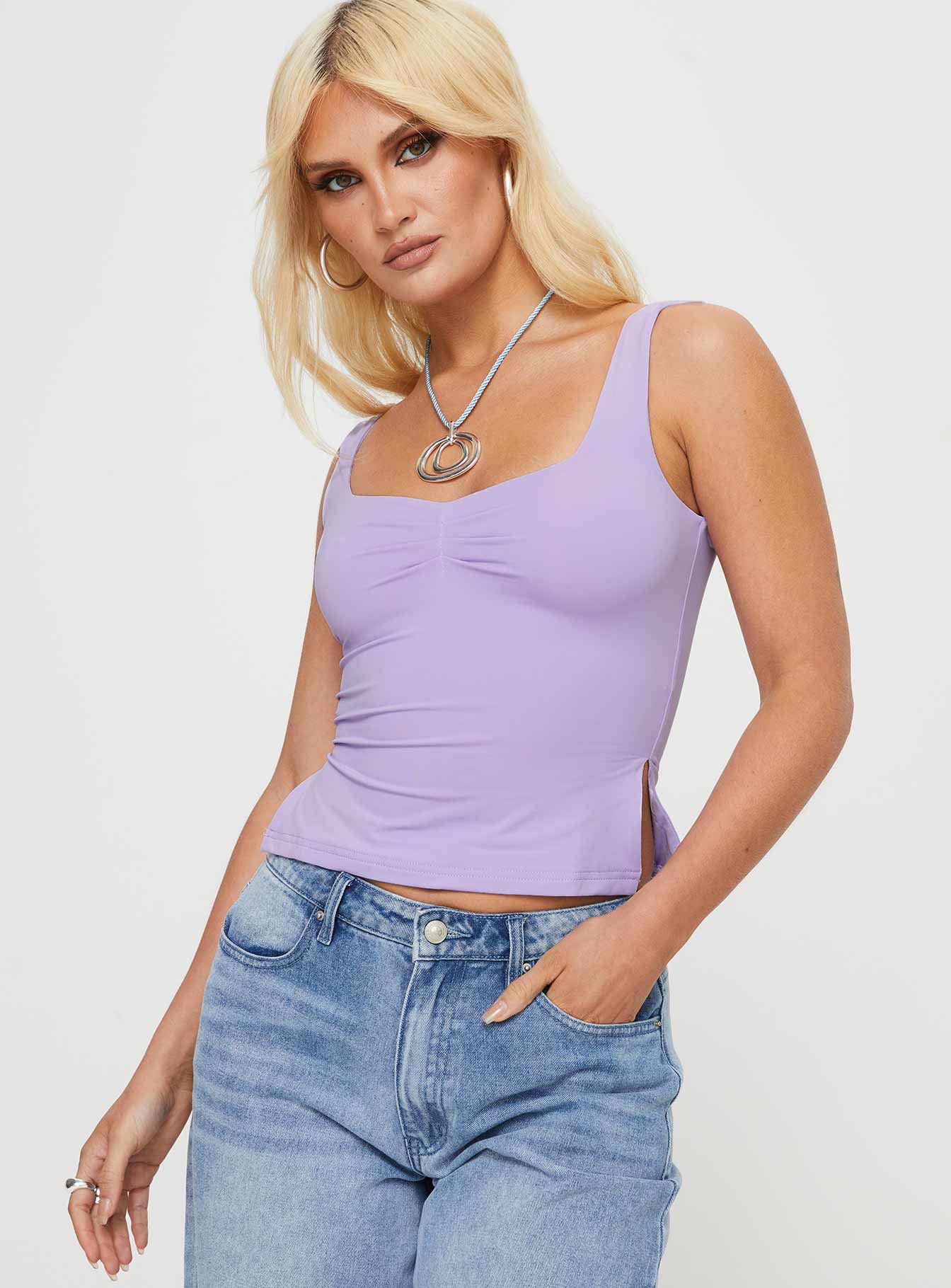 Rehna top lilac