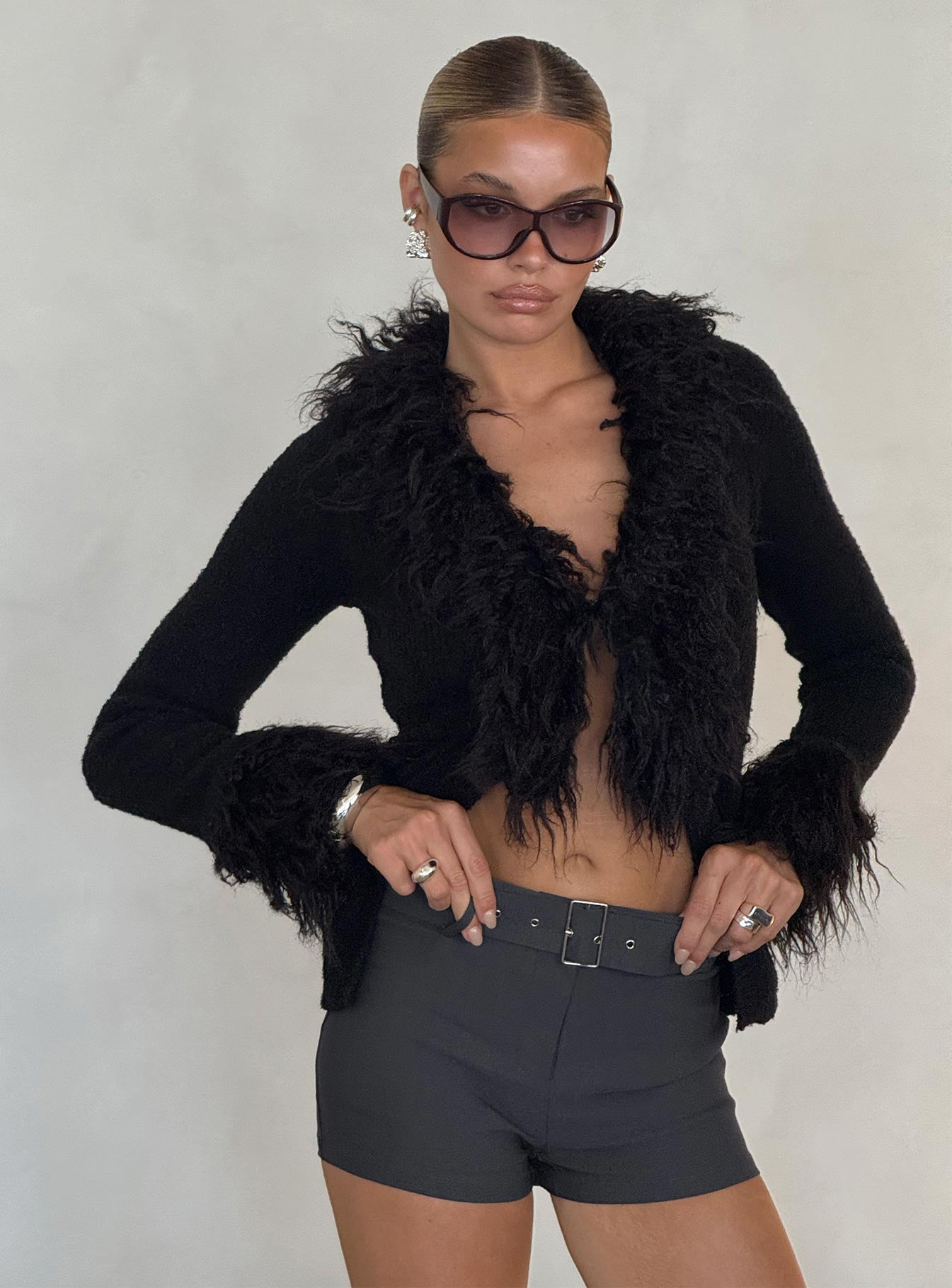 Sistine Cardigan Black | Princess Polly