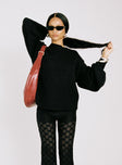 product Harmony Knit Sweater Black Princess Polly  Long 