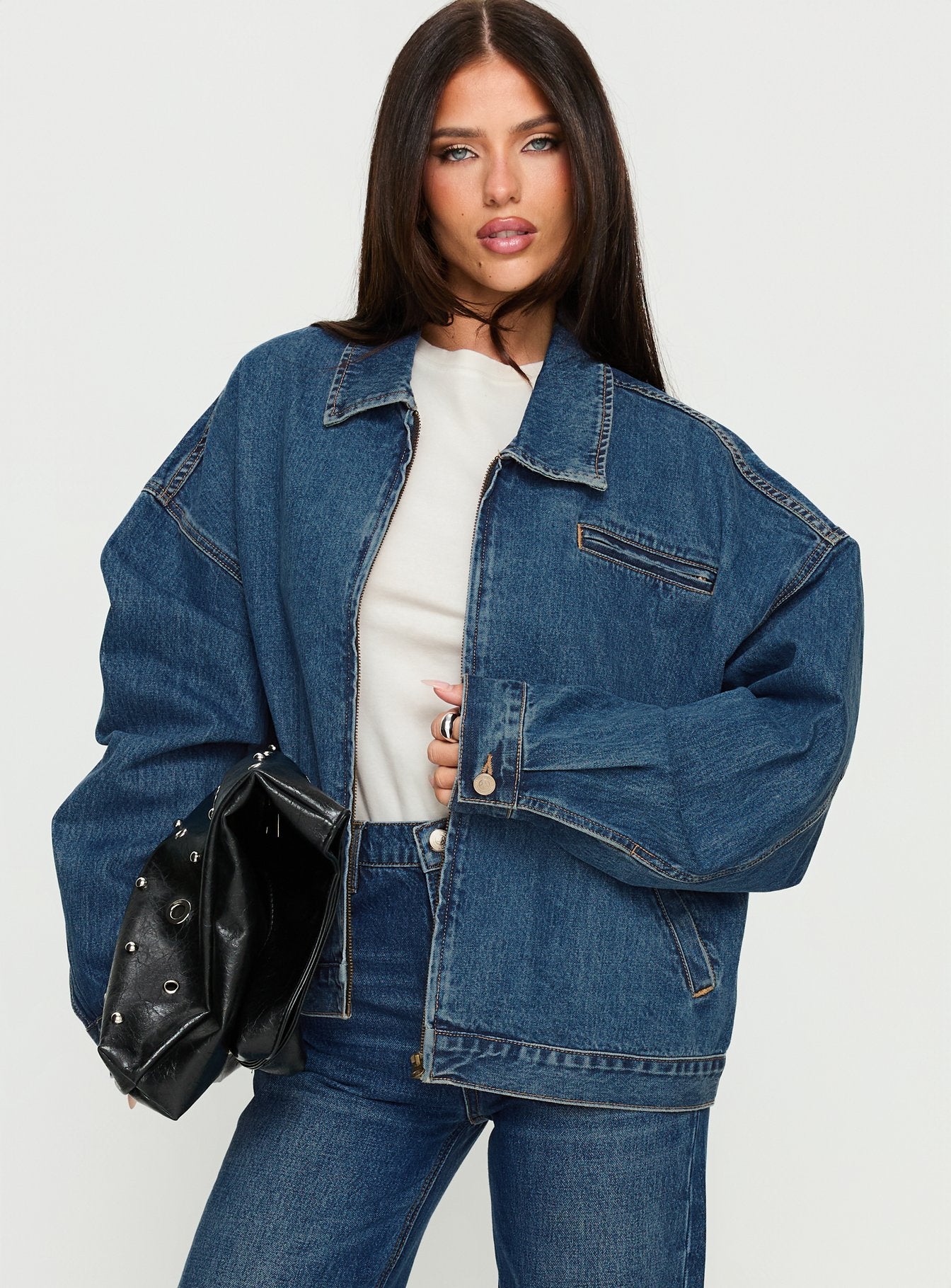 Riina Bomber Jacket Denim