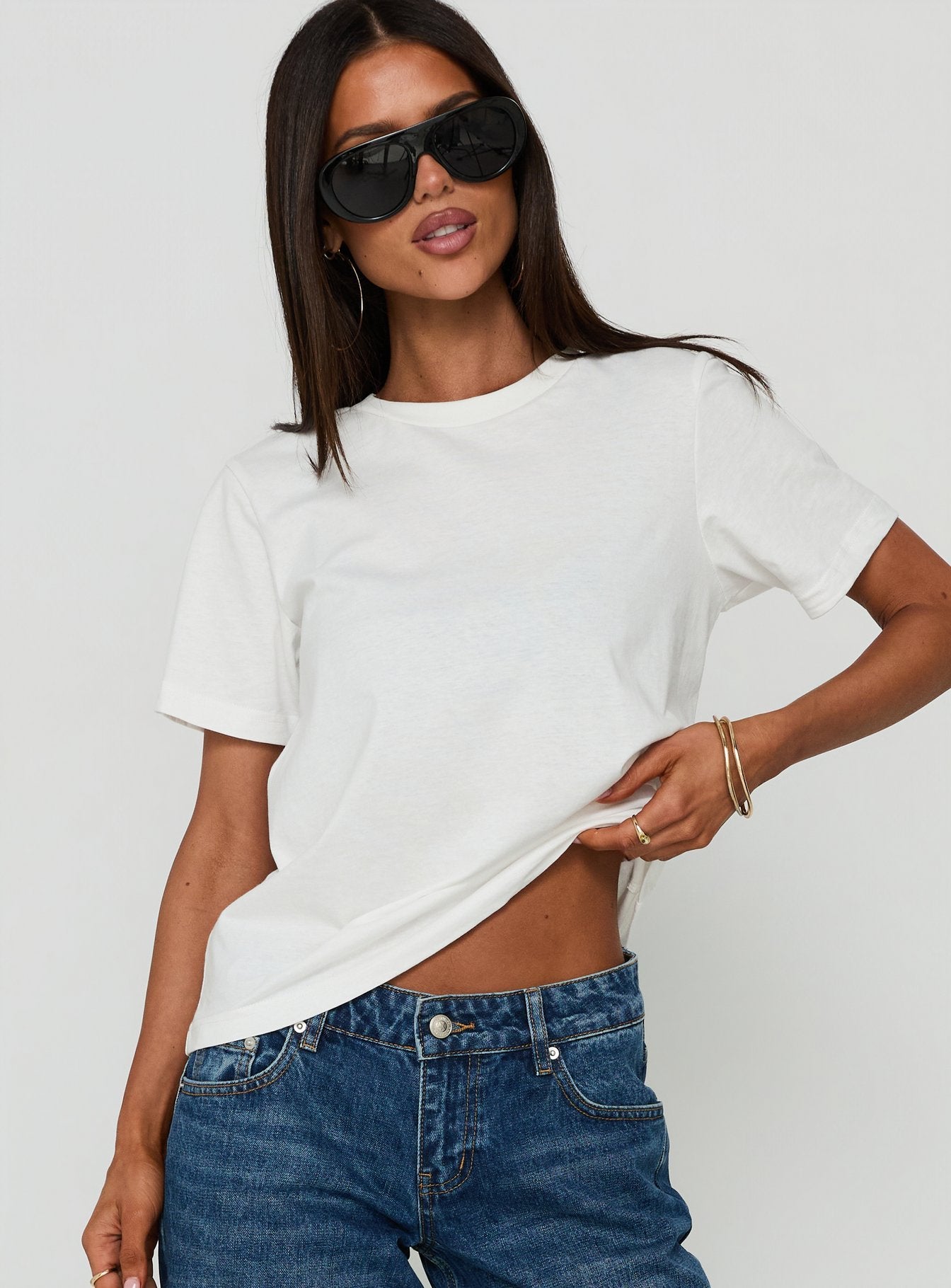 Tarrah Classic Fit Tee White