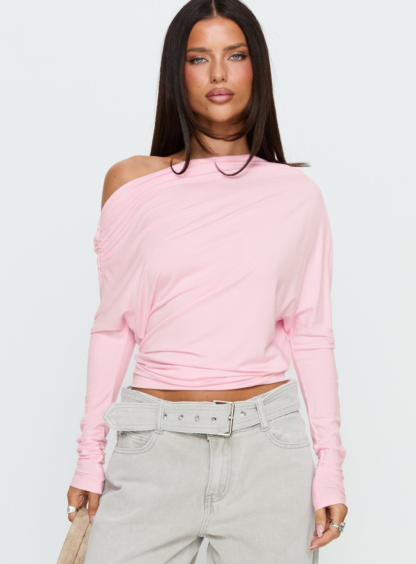 Party Hour Off Shoulder Top Pink | Princess Polly
