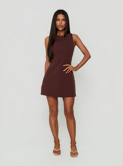 Anse Mini Dress Chocolate