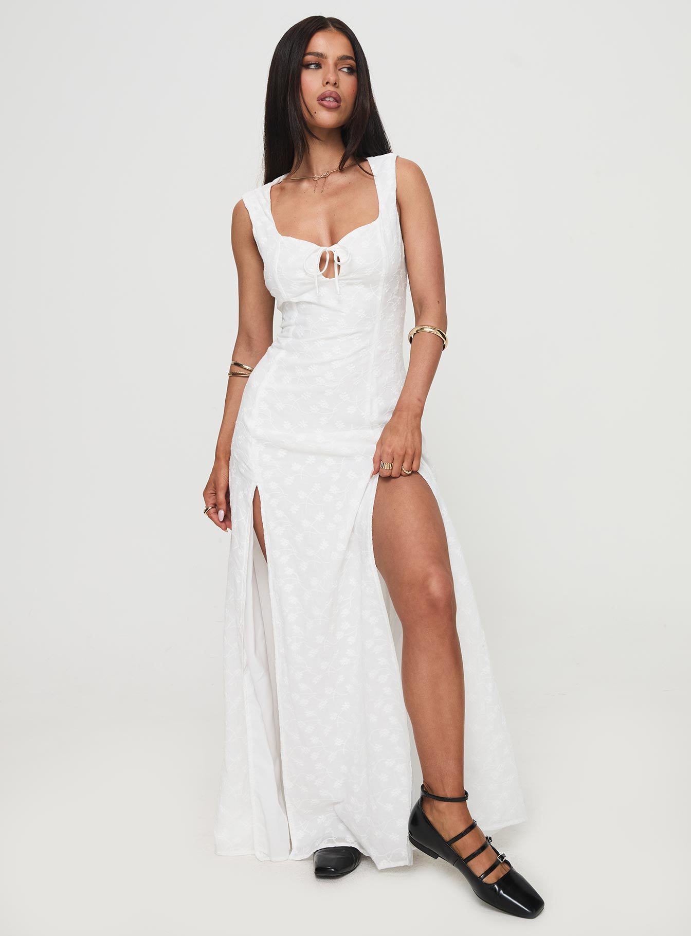 Good game maxi dress white