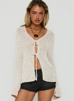Swain Knit Cardigan Cream