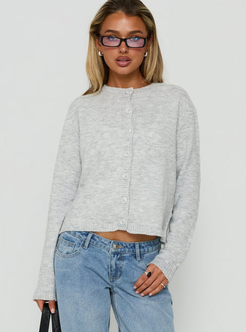 Denmark Cardigan Grey