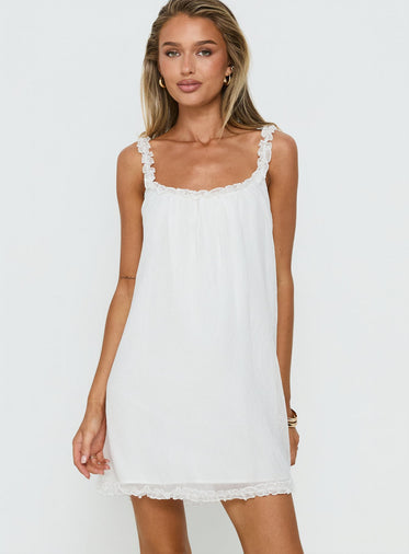 White Babydoll Dress | Princess Polly White Babydoll Dress | Princess Polly