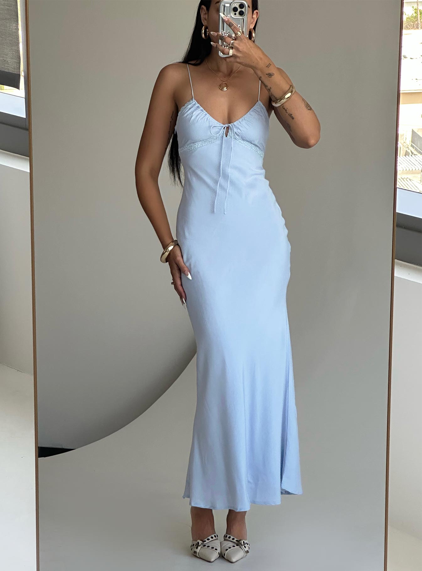 Emily maxi dress blue