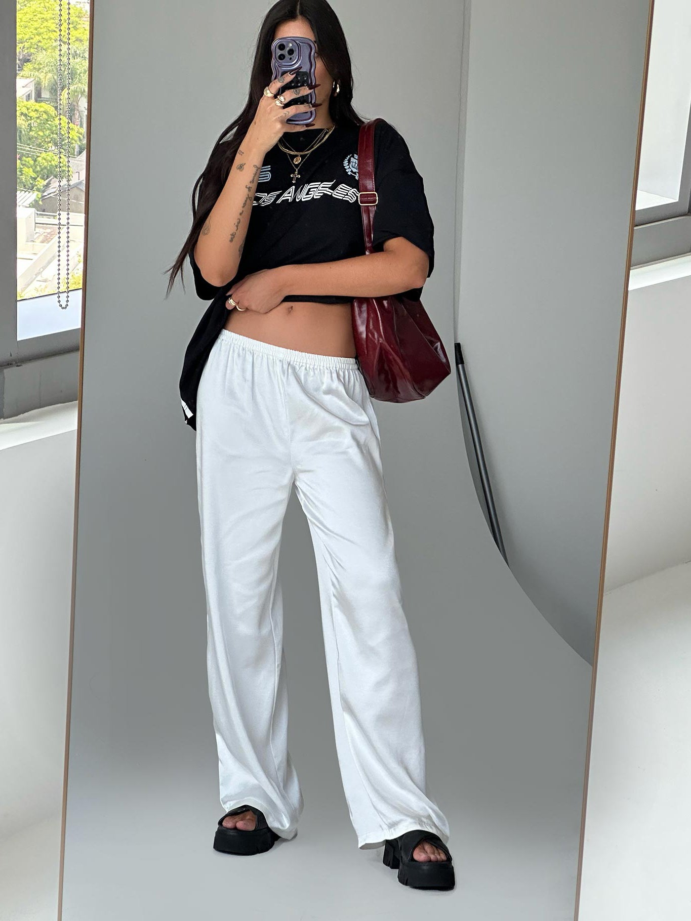 Nixie Pants White | Princess Polly