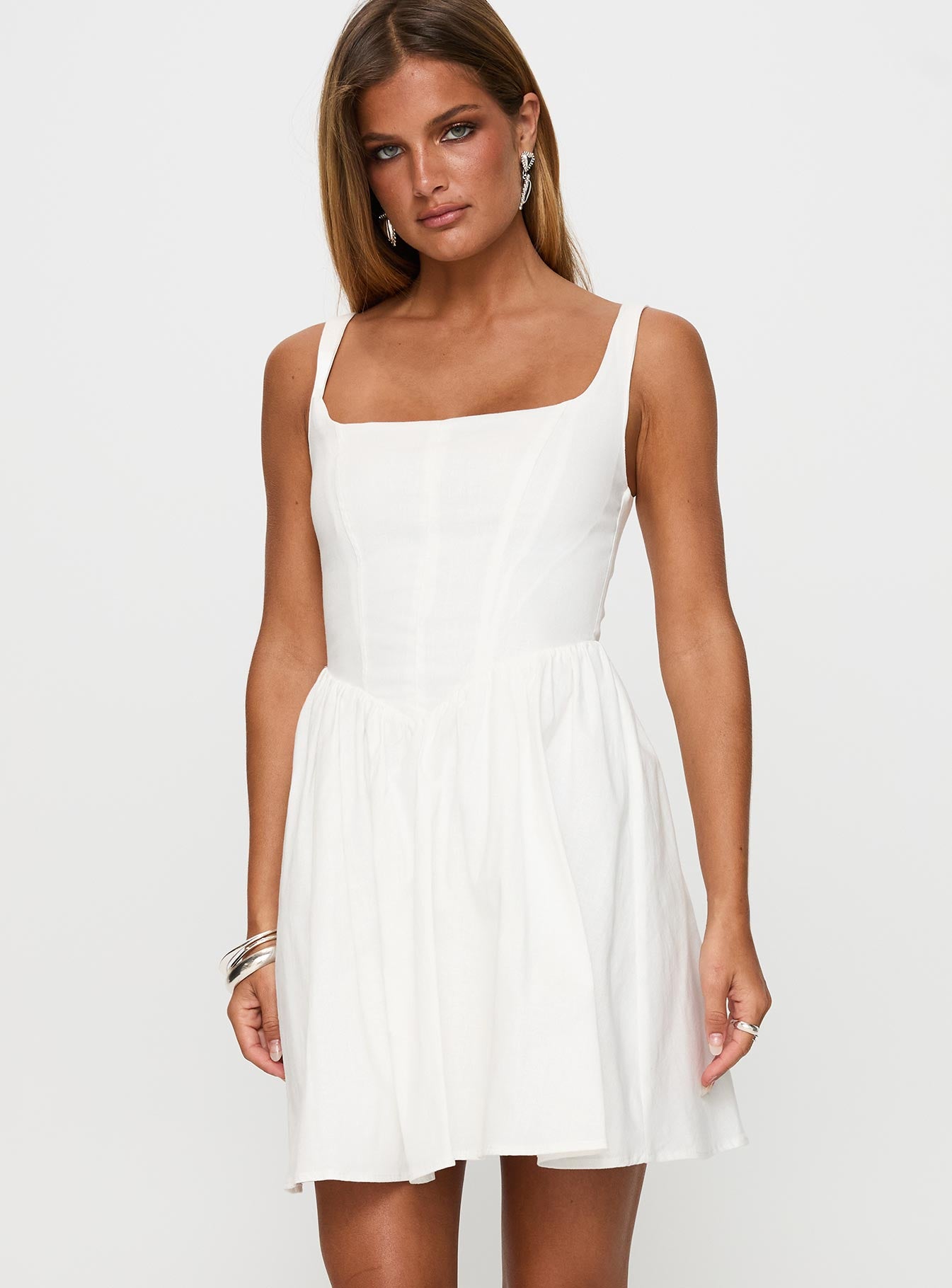 Martie Mini Dress | White | Womens | Princess Polly Martie Mini Dress | White | Womens | Princess Polly