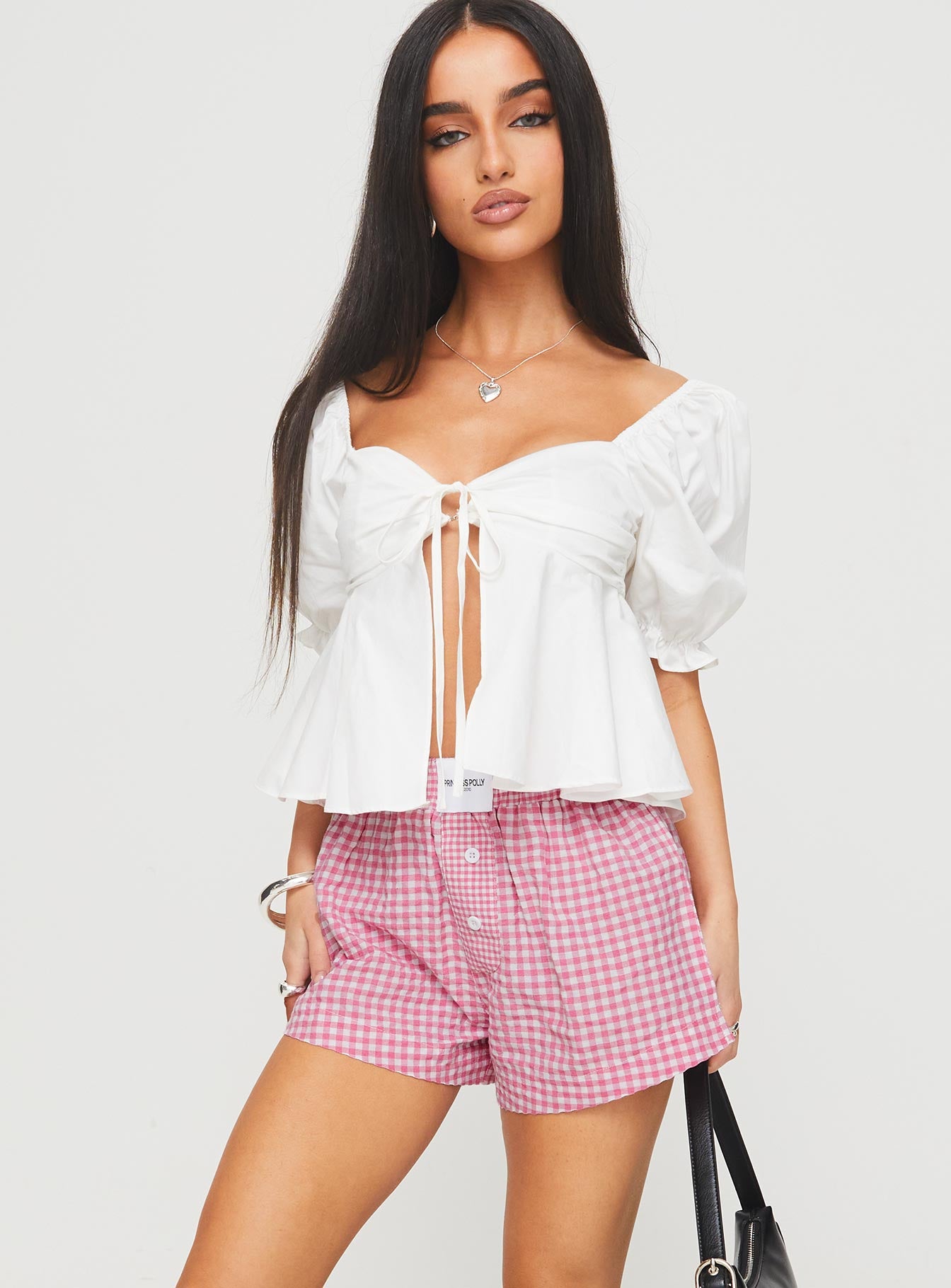 Back to it boxer shorts pink gingham