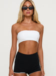 End Goal Active Bandeau Top White