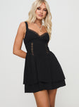 Puntine Mini Dress Black