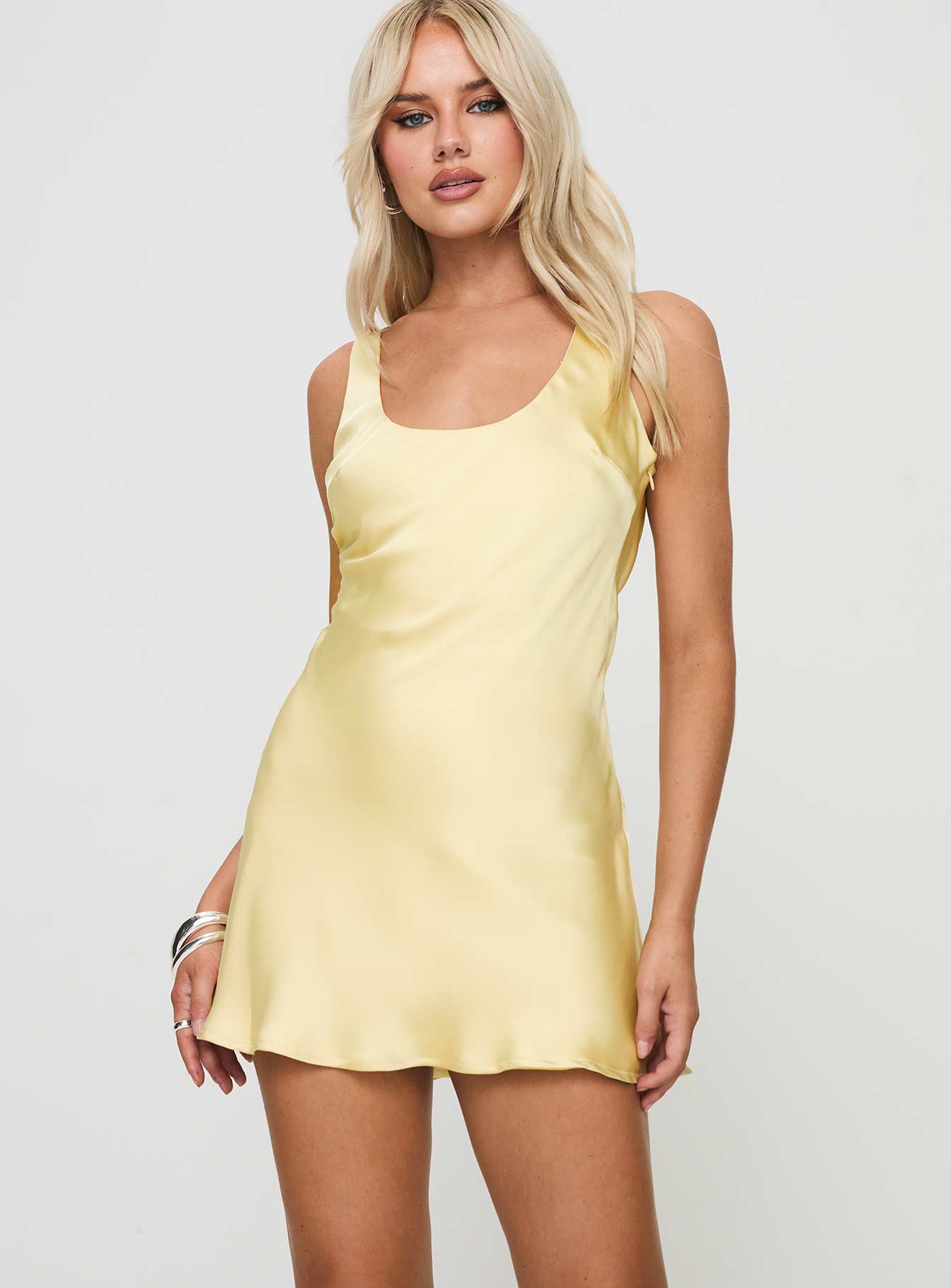 Sama Mini Dress Yellow | Princess Polly Sama Mini Dress Yellow | Princess Polly