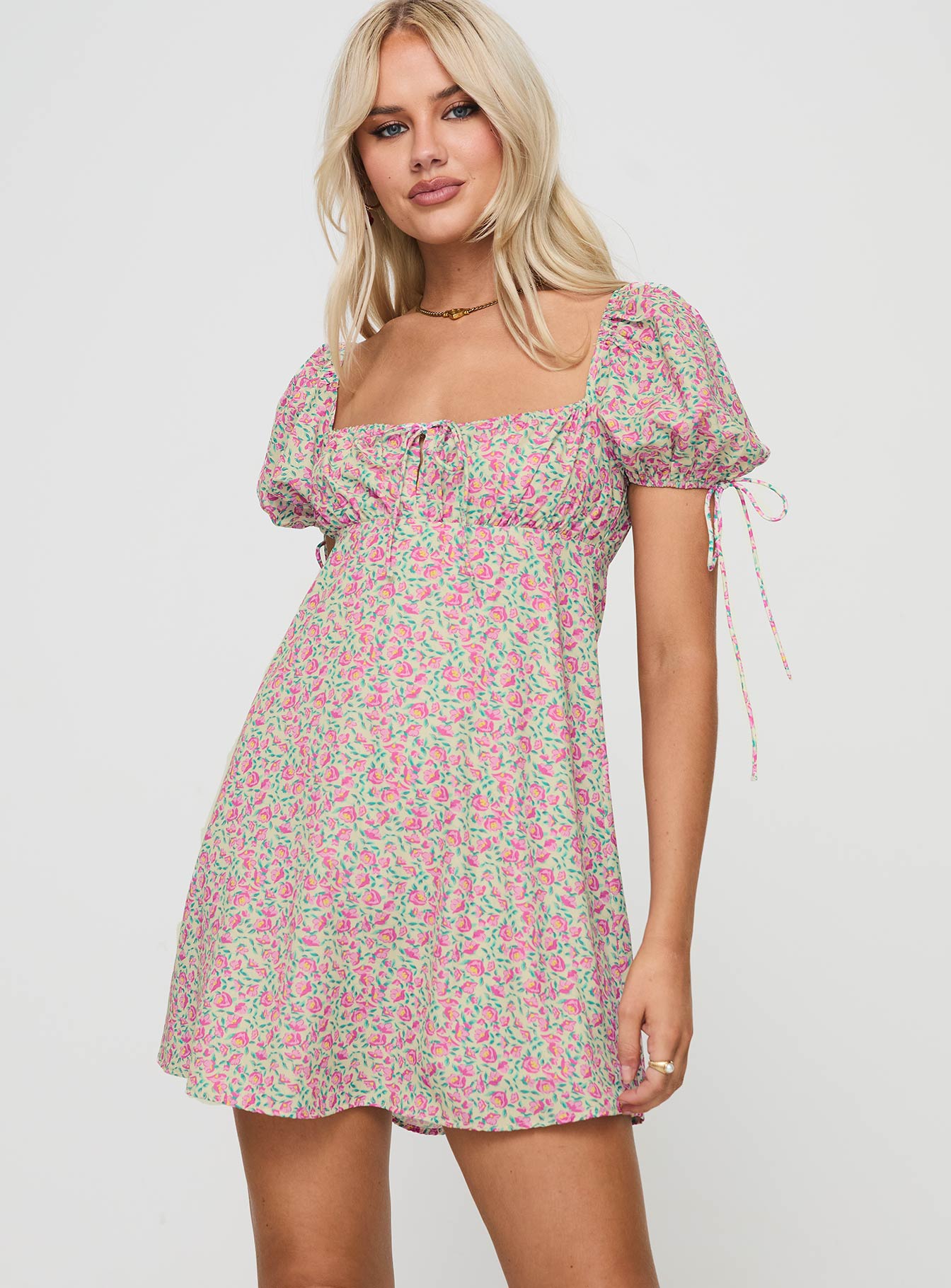 Larsson mini dress pink floral