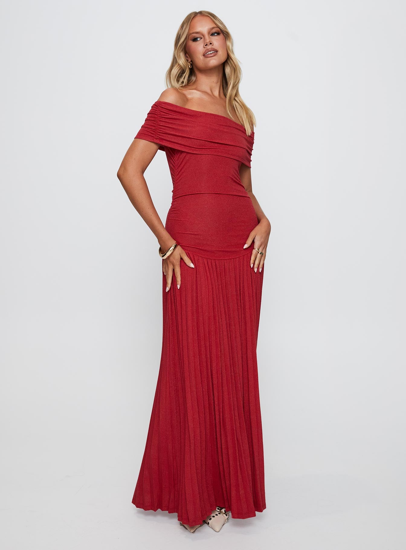 Field Of Dreams Maxi Dress Crimson | Princess Polly Field Of Dreams Maxi Dress Crimson | Princess Polly