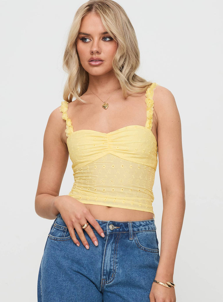 Franca Top Yellow