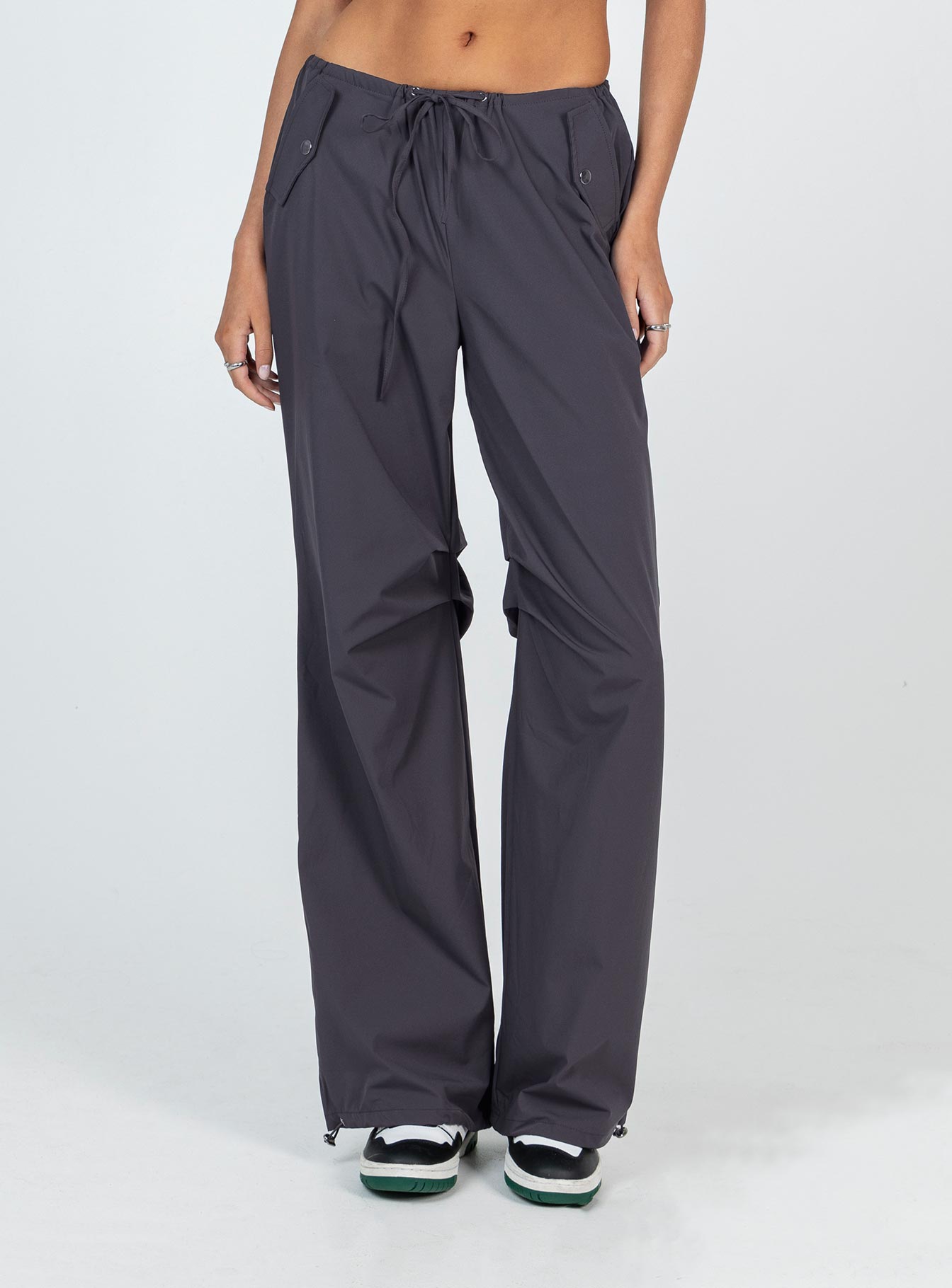 Snow parachute pants slate tall