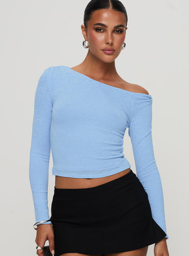 Malian Long Sleeve Top Blue