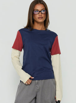 The Brass Long Sleeve Top Multi