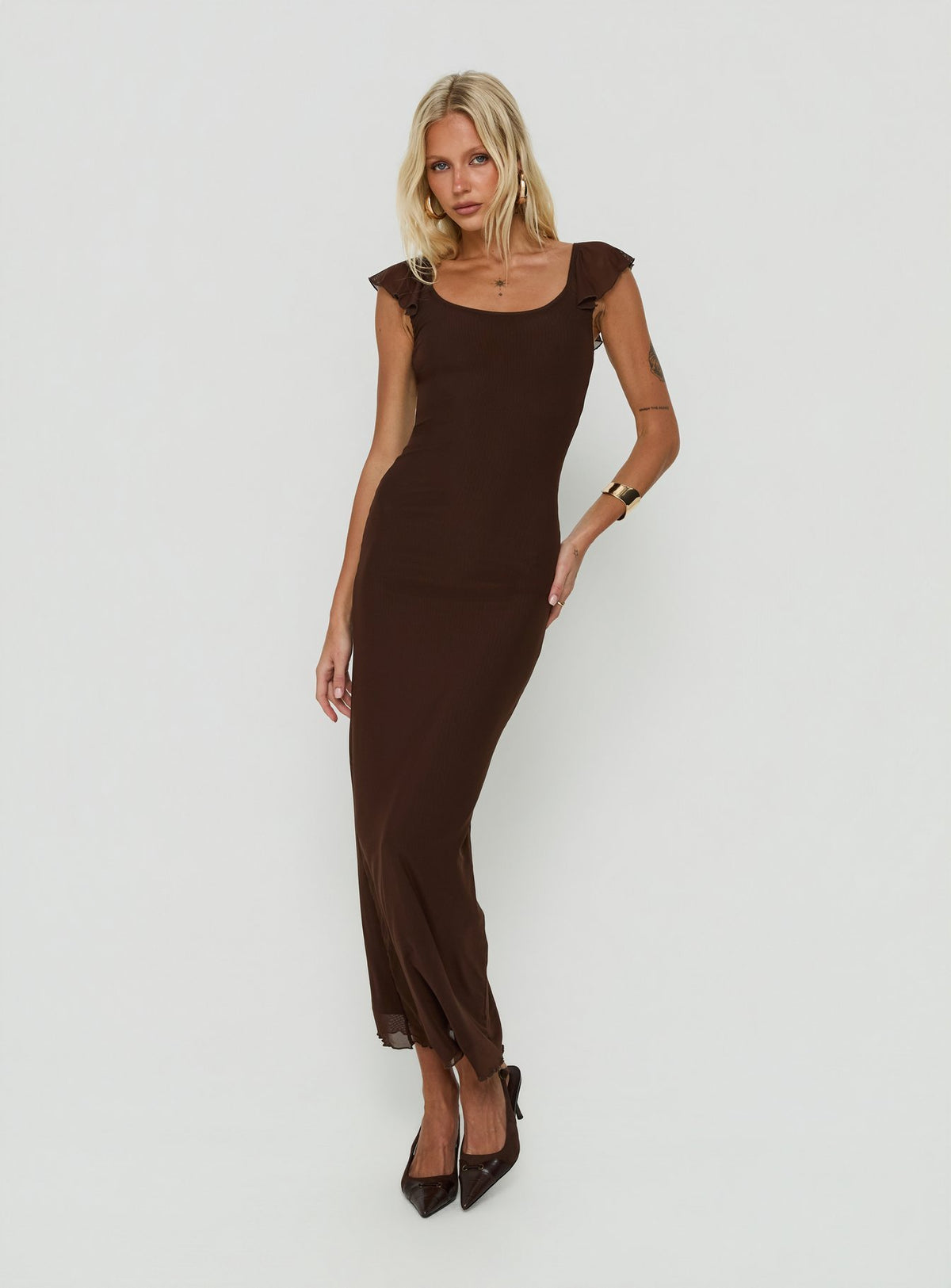 Sandberg Maxi Dress Chocolate