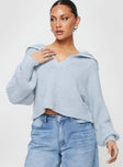 Wester Ribbed Sweater Blue