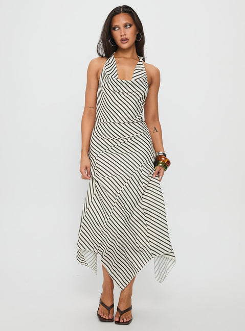 Junipa Halter Asymmetrical Maxi Dress | Princess Polly Junipa Halter Asymmetrical Maxi Dress | Princess Polly