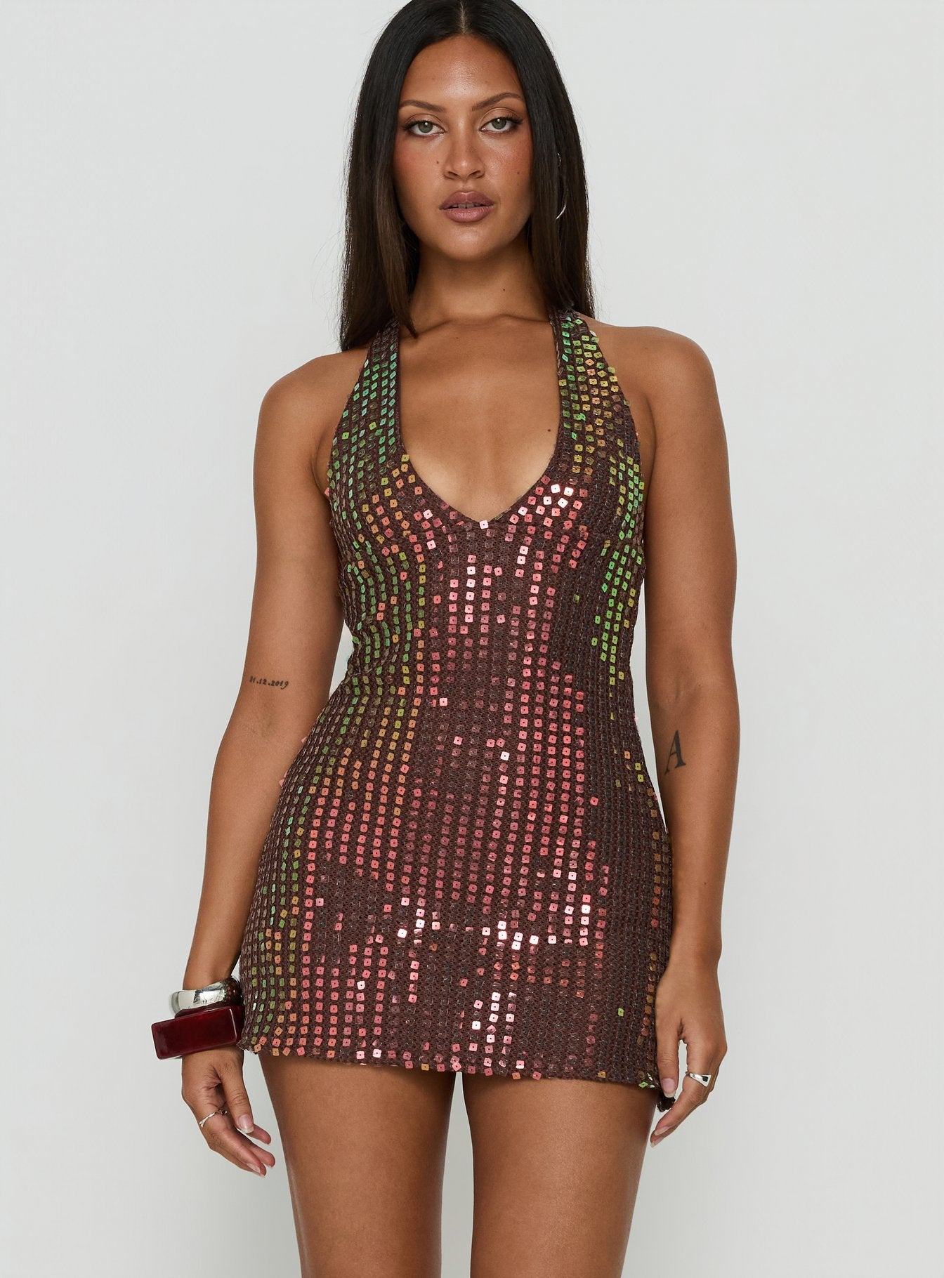 brown print dress 2019 Chocolate Brown Floral Print Maxi Dress - All Dresses