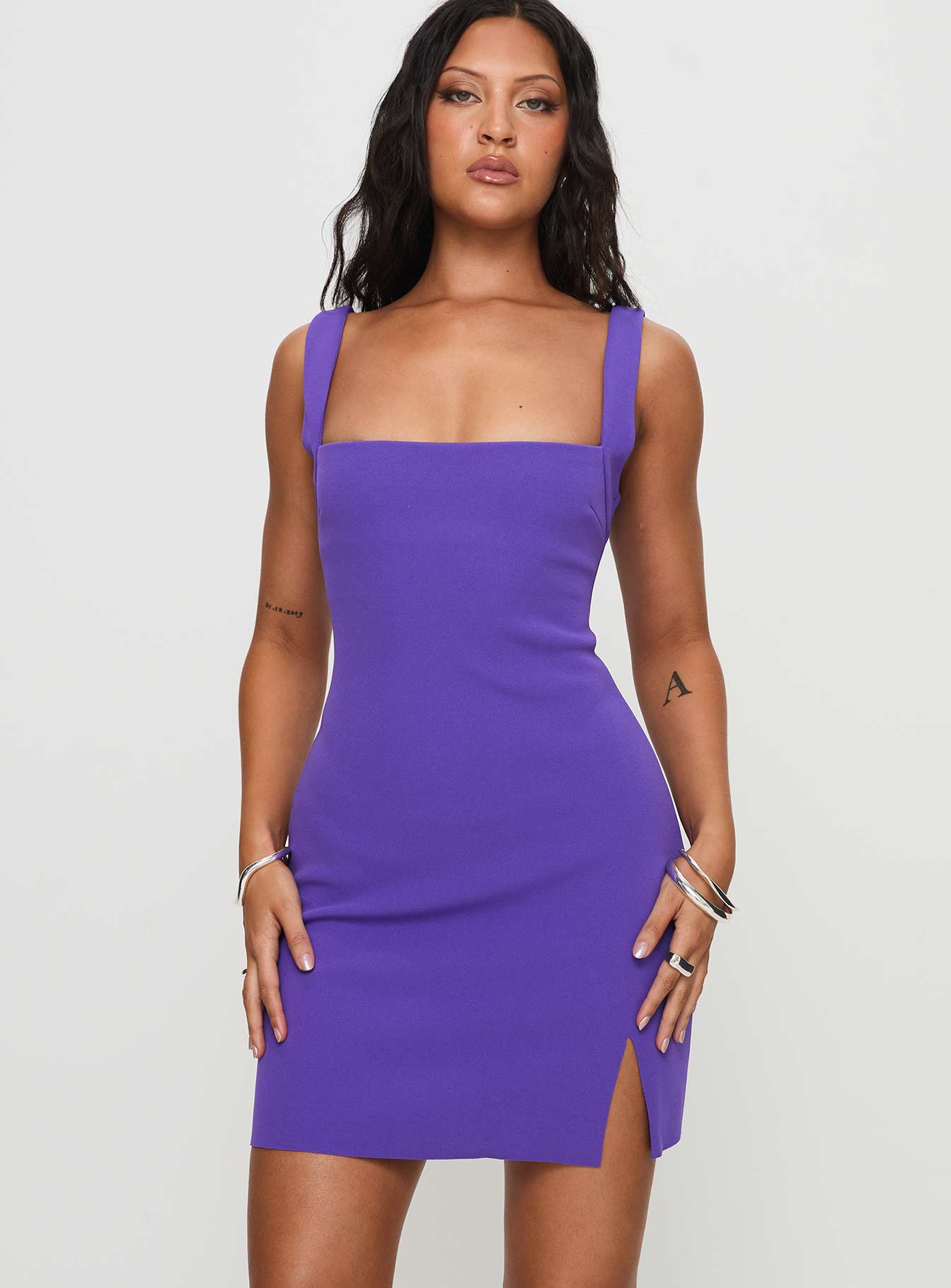 Bombshell Mini Dress Purple | Princess Polly Bombshell Mini Dress Purple | Princess Polly