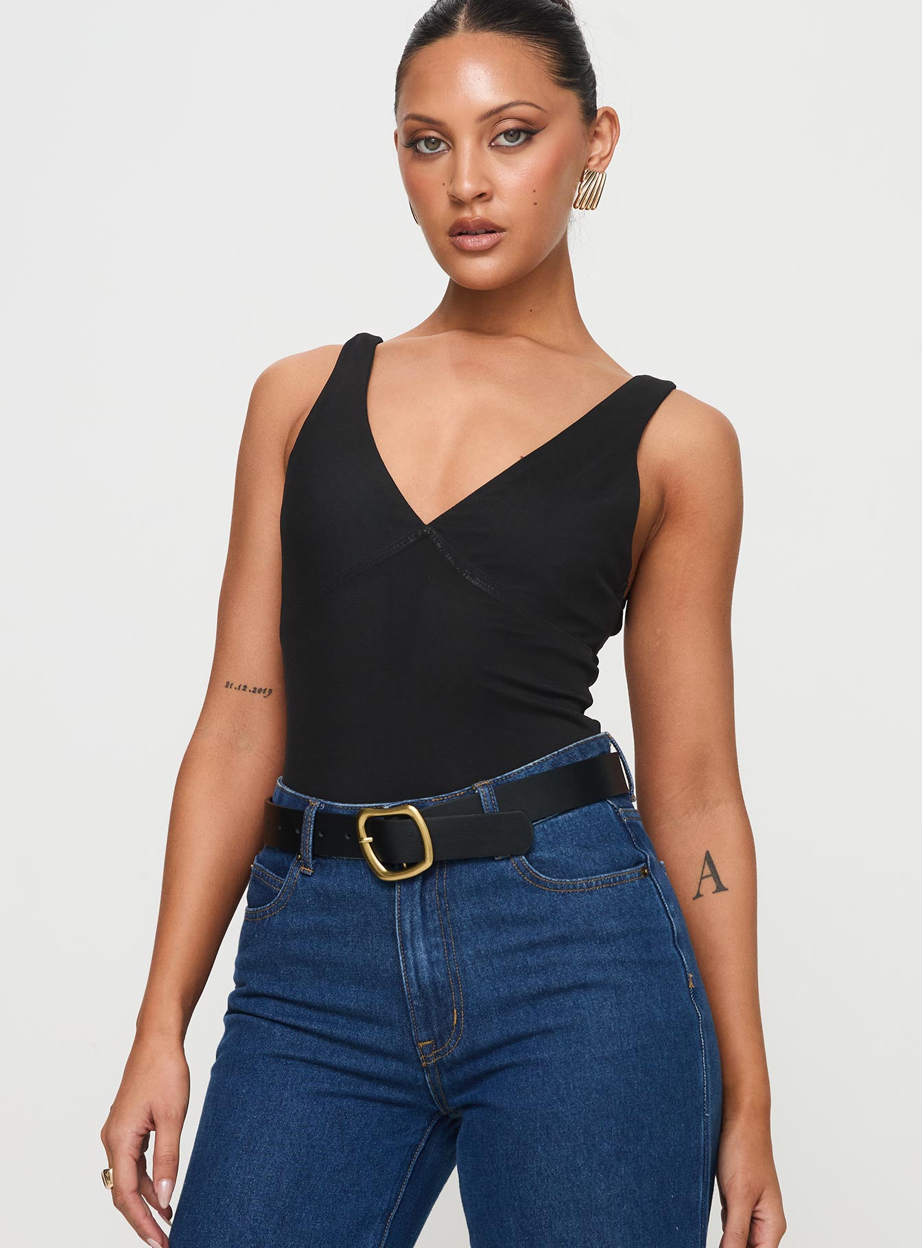 Nellie bodysuit black