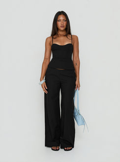 Kierstyn Corset Set Black Tall