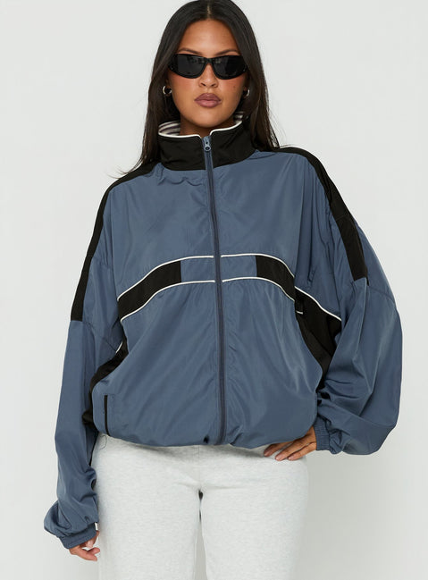 Rhode Windbreaker Slate Blue