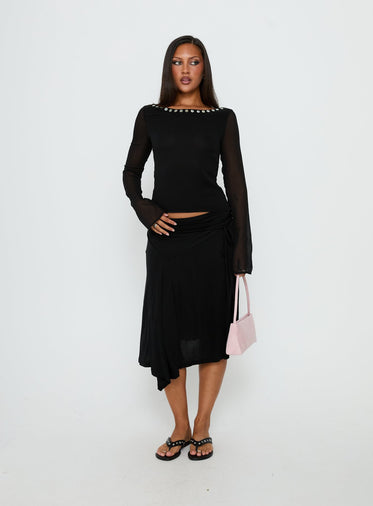 princess polly baby blue dress Black Skirts