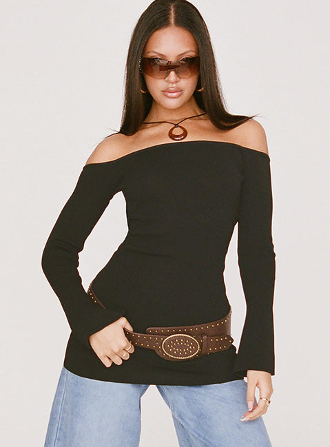 Parisa Long Sleeve Mini Dress Black Tall | Princess Polly Parisa Long Sleeve Mini Dress Black Tall | Princess Polly