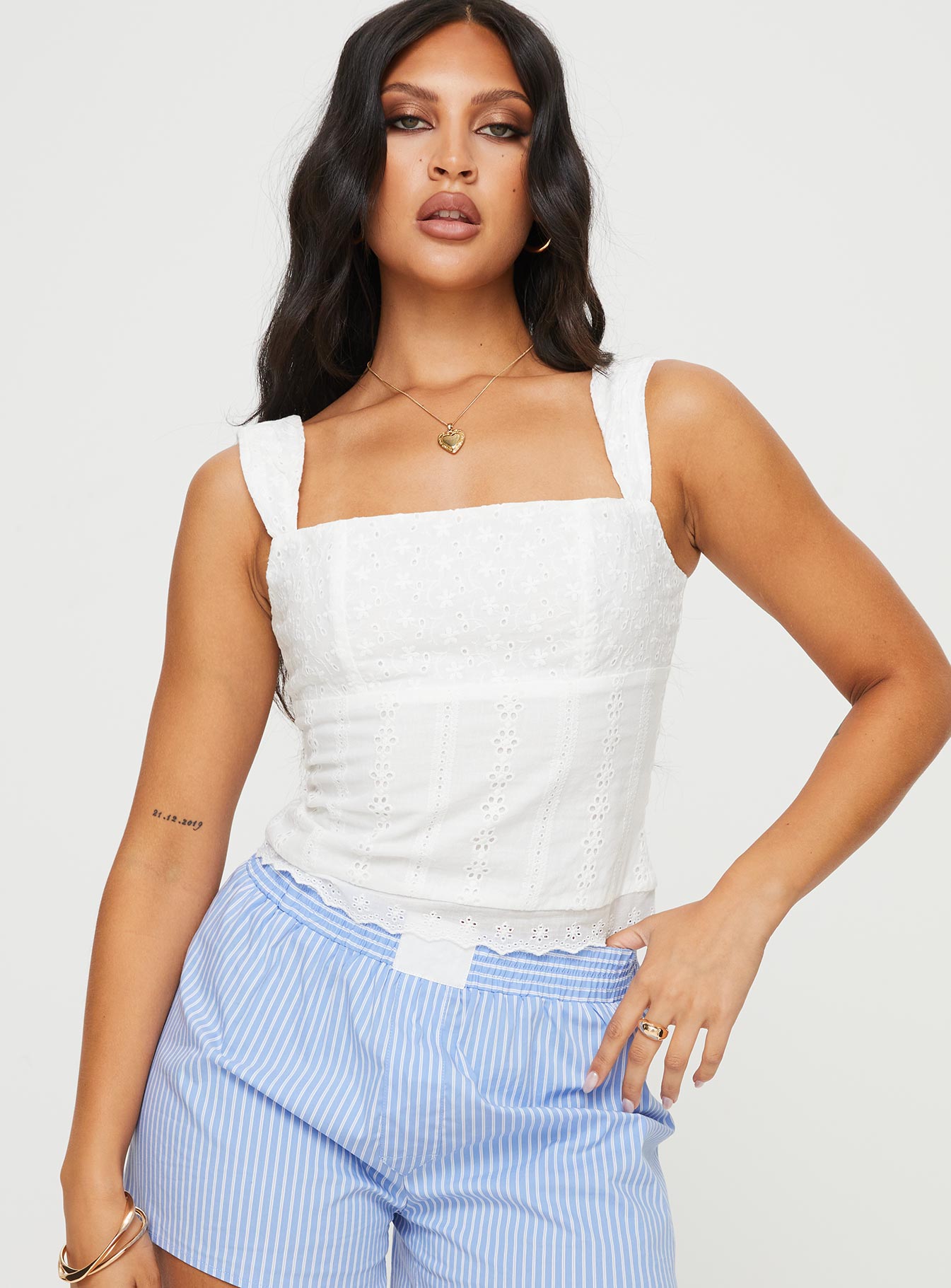 Allegro top white