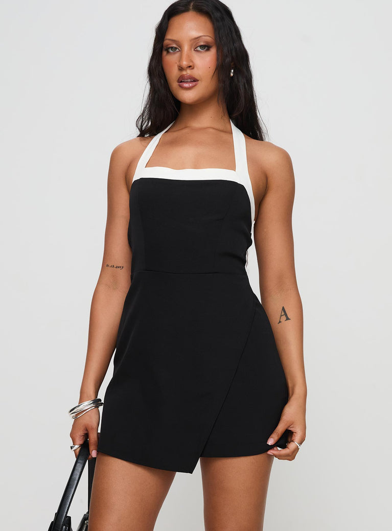 Masonne Romper Black / White