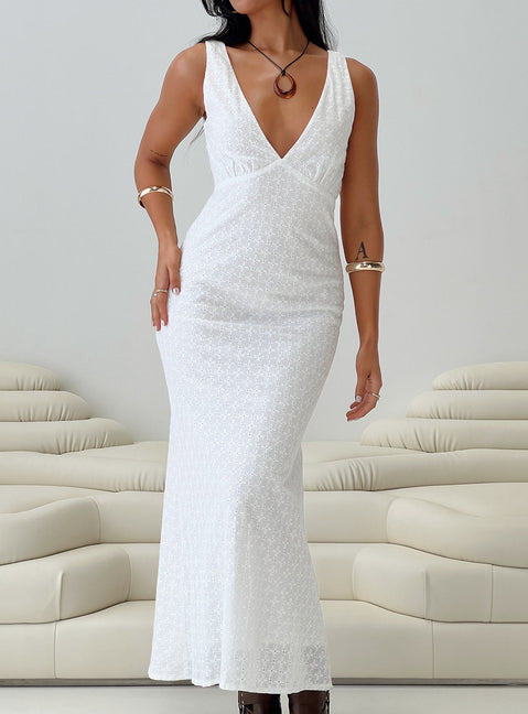 Nellie Maxi Dress | White | Womens | Princess Polly Nellie Maxi Dress | White | Womens | Princess Polly