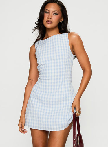 Blue Checkered Dresses Blue Checkered Dresses