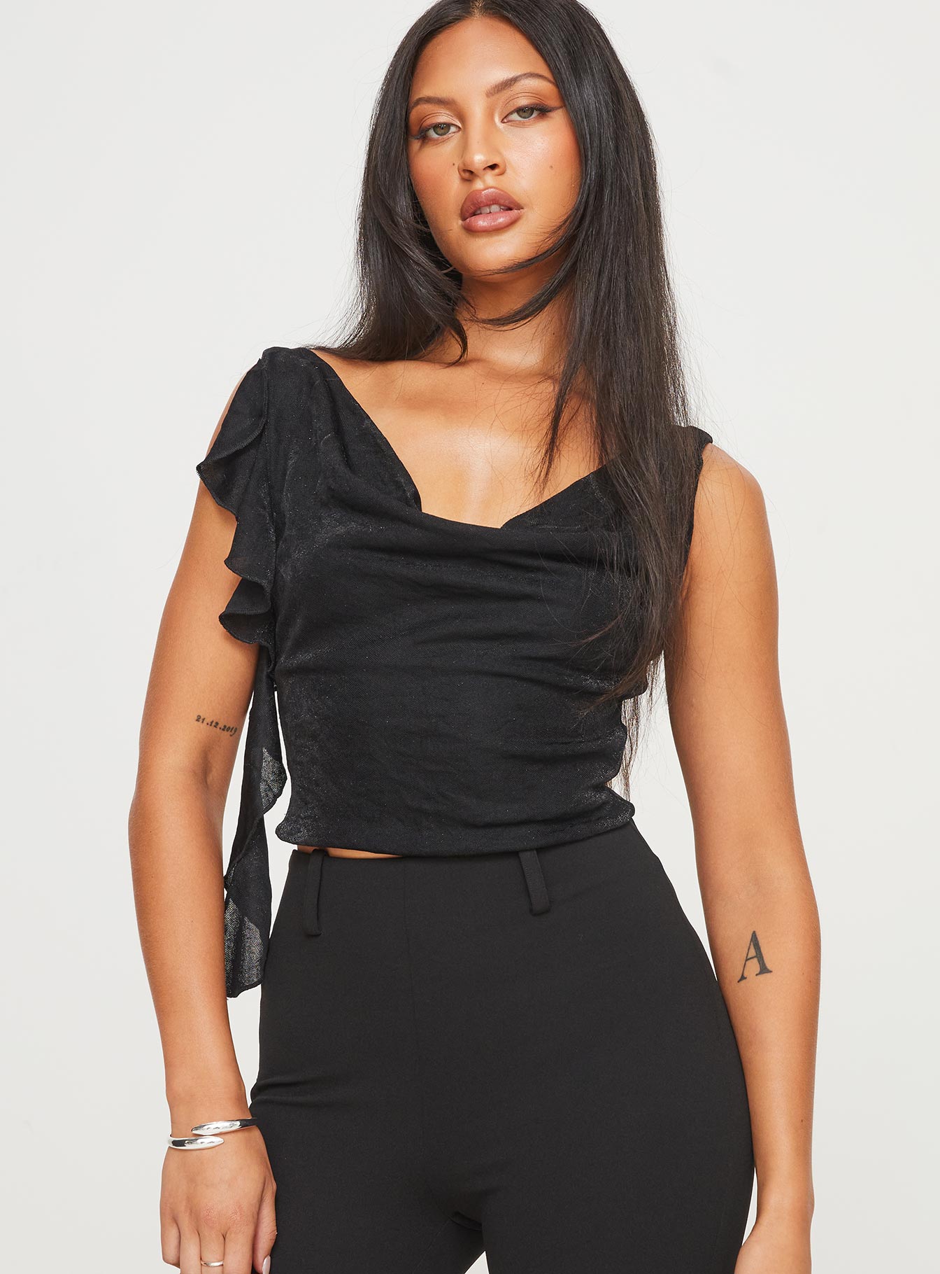 Dillard top black