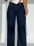 Darla Low Rise Straight Jean Dark Wash