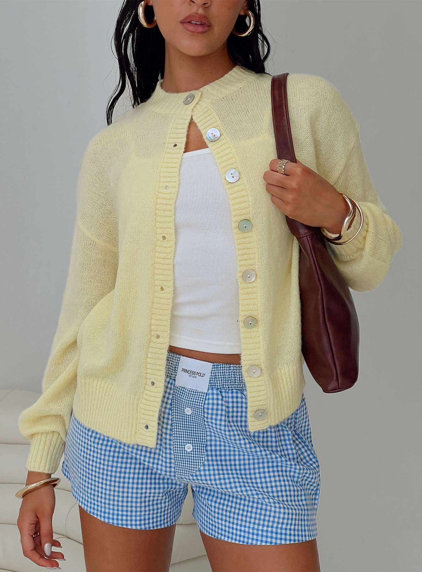 Sunbeam Cardigan S | M | Yellow | Womens | Princess Polly Sunbeam Cardigan S | M | Yellow | Womens | Princess Polly