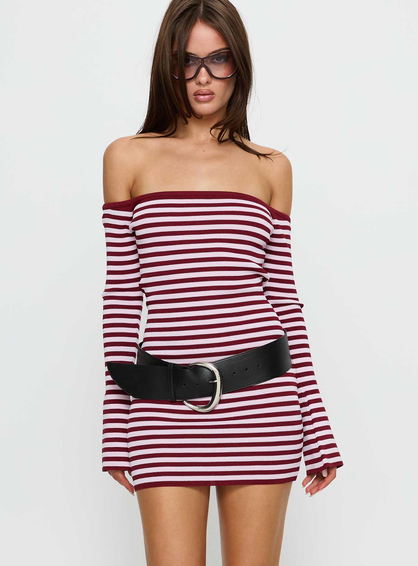 You Wish Long Sleeve Knit Mini Dress | Multi | Womens